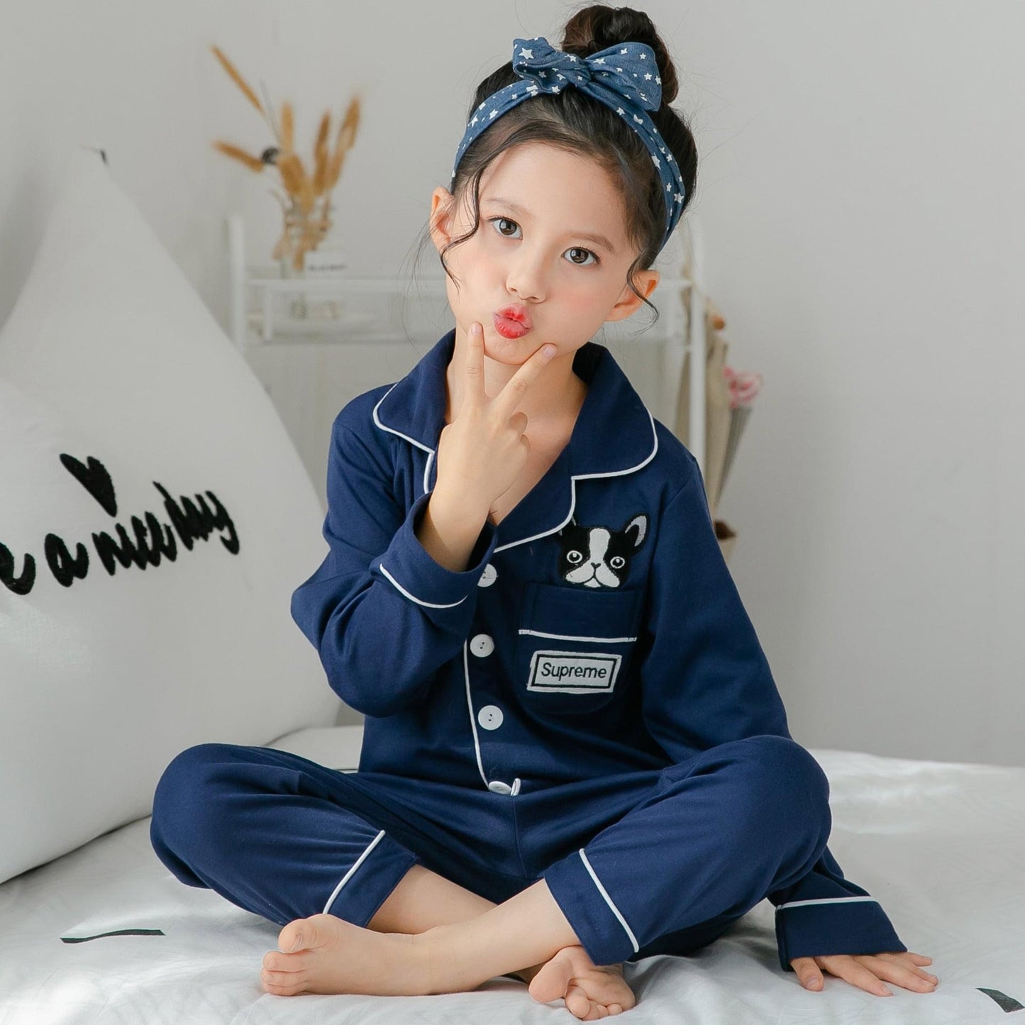 Cotton Striped Pajamas for Kids
