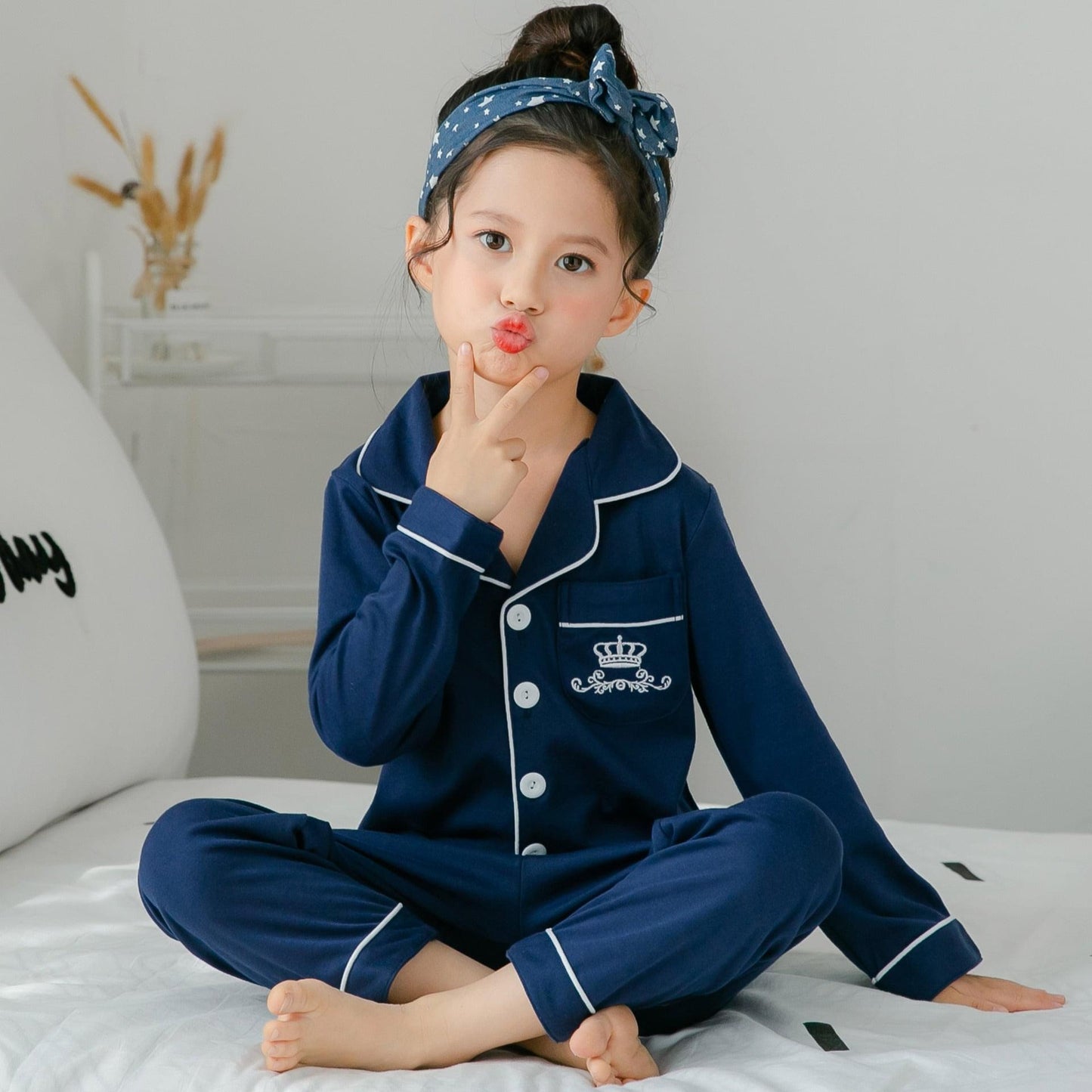 Cotton Striped Pajamas for Kids