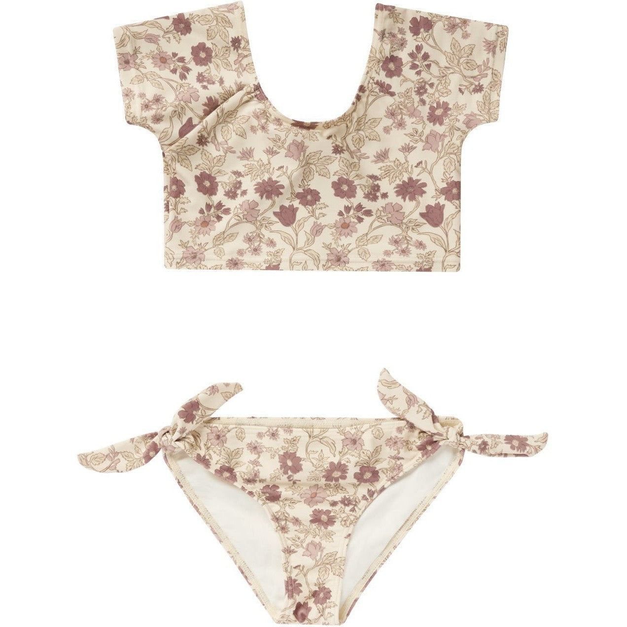 Rylee + Cru Cropped Rash Guard Set | Bloom