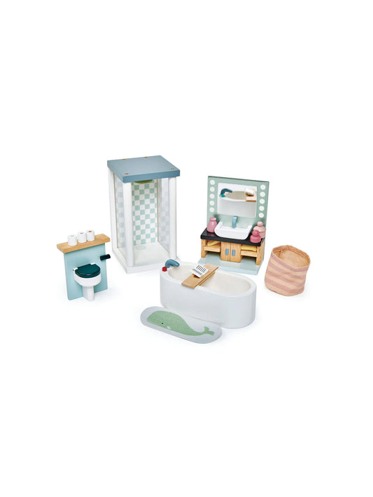 Tender Leaf Toys Doll House Bathroom Furniture